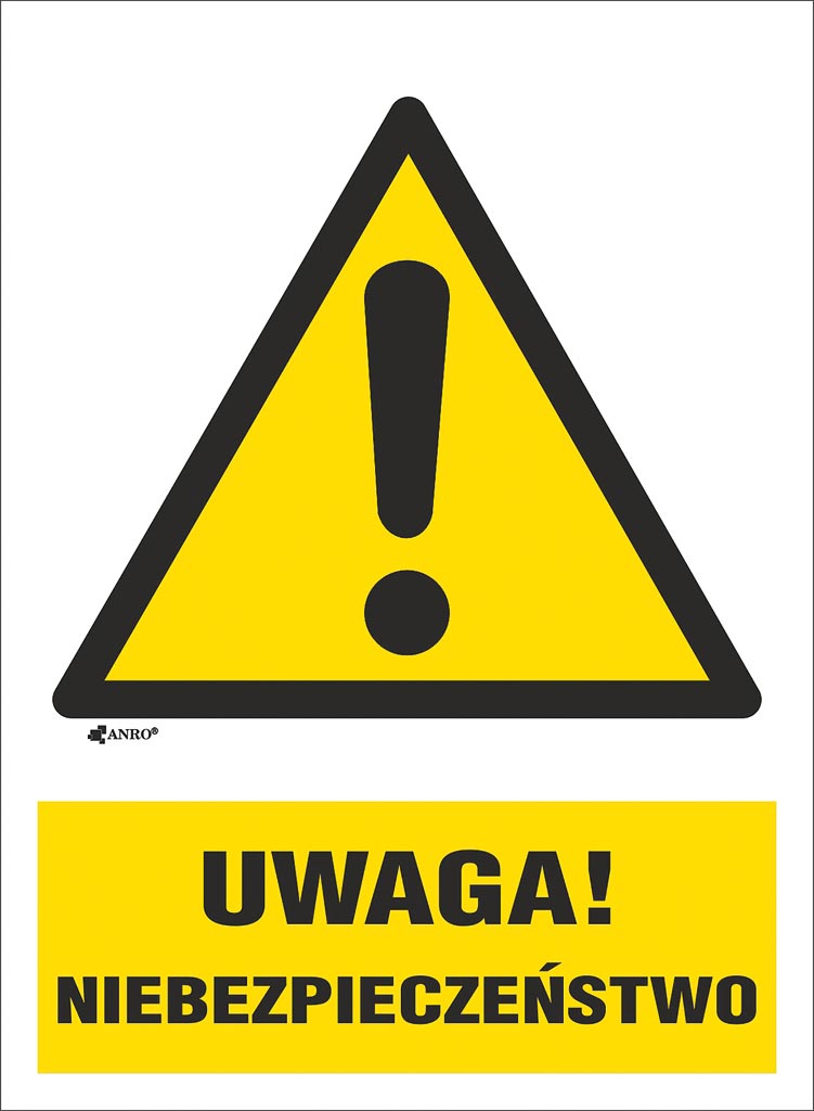 Znak bezpieczeństwa ANRO - ZZ-156CH1 ZZ-156CH1