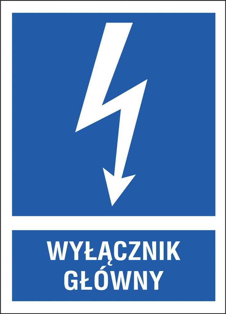 Znak bezpieczeństwa ANRO - ZZ-1EIA ZZ-1EIA