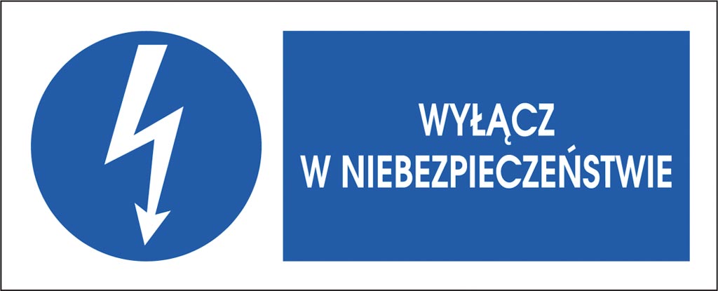 Znak bezpieczeństwa ANRO - ZZ-1ENB ZZ-1ENB