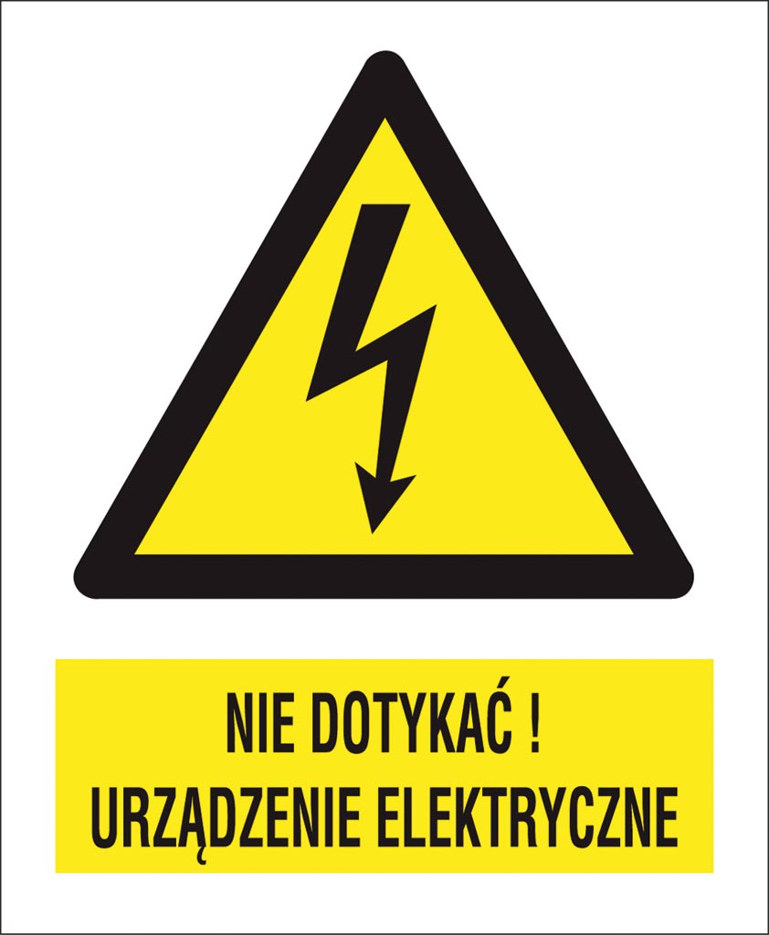 Znak bezpieczeństwa ANRO - ZZ-1EOA ZZ-1EOA