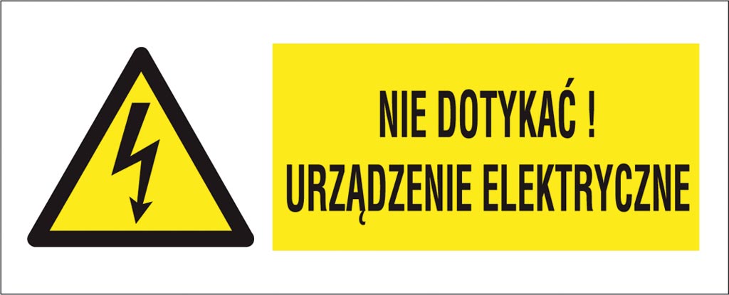 Znak bezpieczeństwa ANRO - ZZ-1EOB ZZ-1EOB