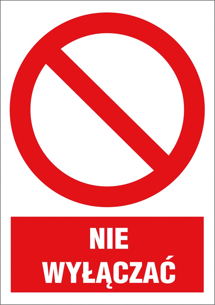 Znak bezpieczeństwa ANRO - ZZ-1Z-2 ZZ-1Z-2