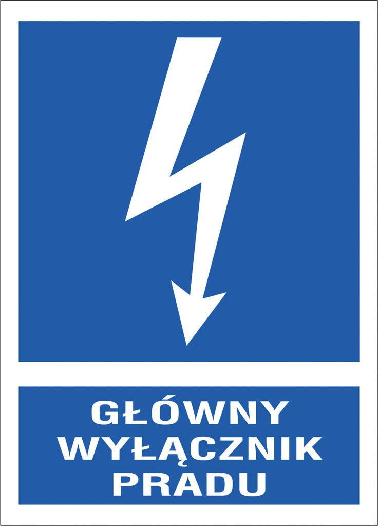 Znak bezpieczeństwa ANRO - ZZ-20EIA ZZ-20EIA