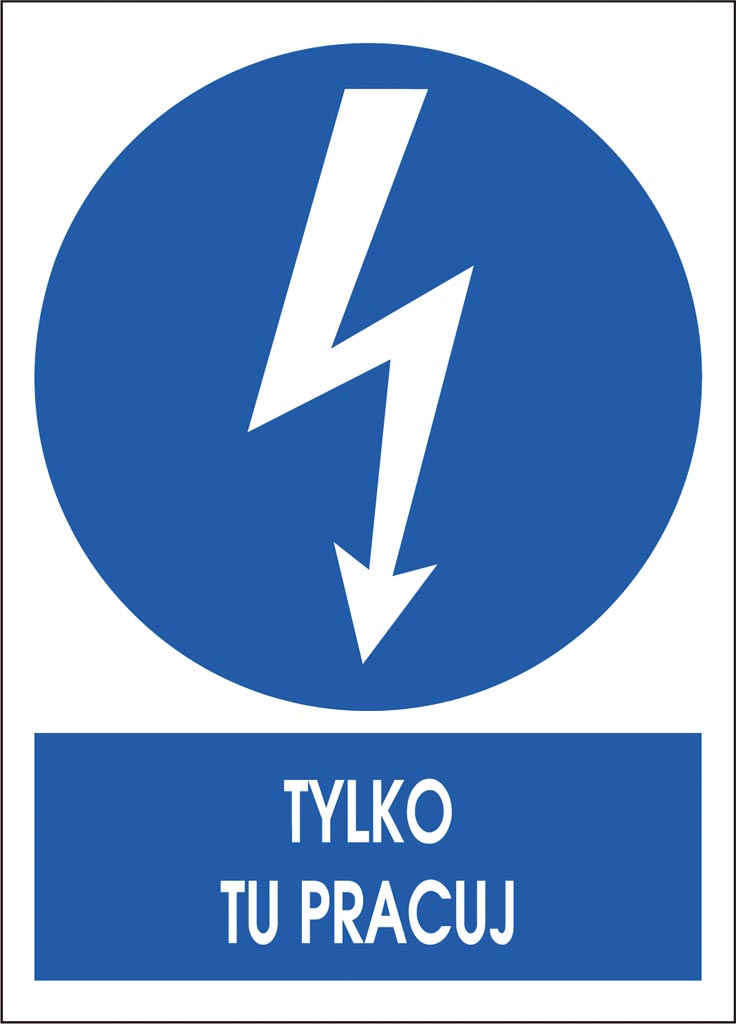 Znak bezpieczeństwa ANRO - ZZ-2ENA ZZ-2ENA