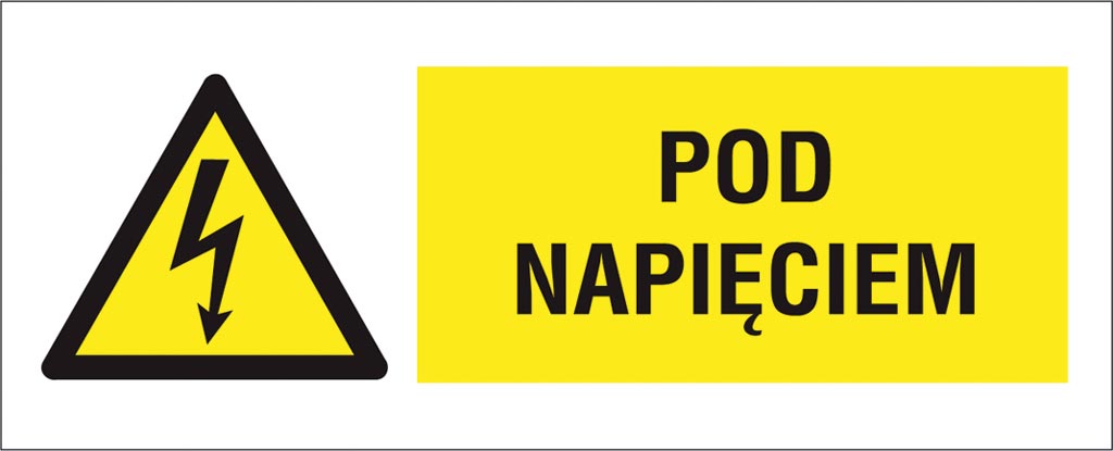 Znak bezpieczeństwa ANRO - ZZ-2EOB ZZ-2EOB