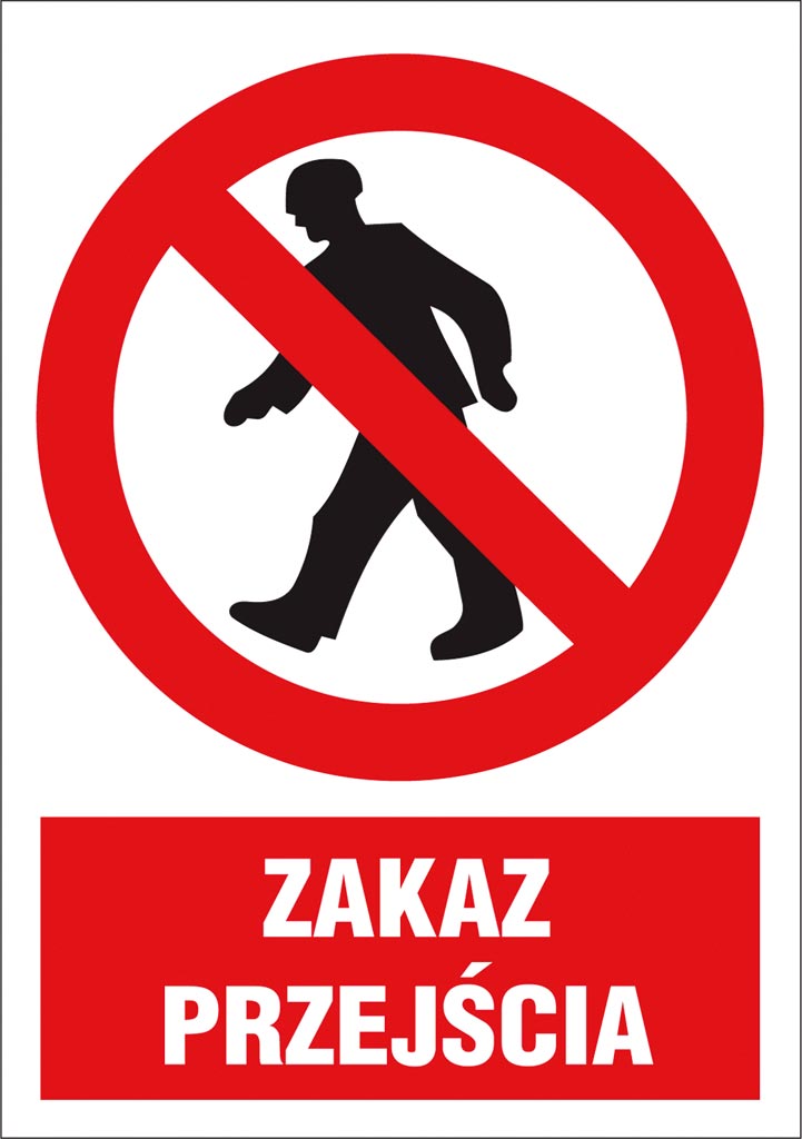 Znak bezpieczeństwa ANRO - ZZ-2Z-2 ZZ-2Z-2