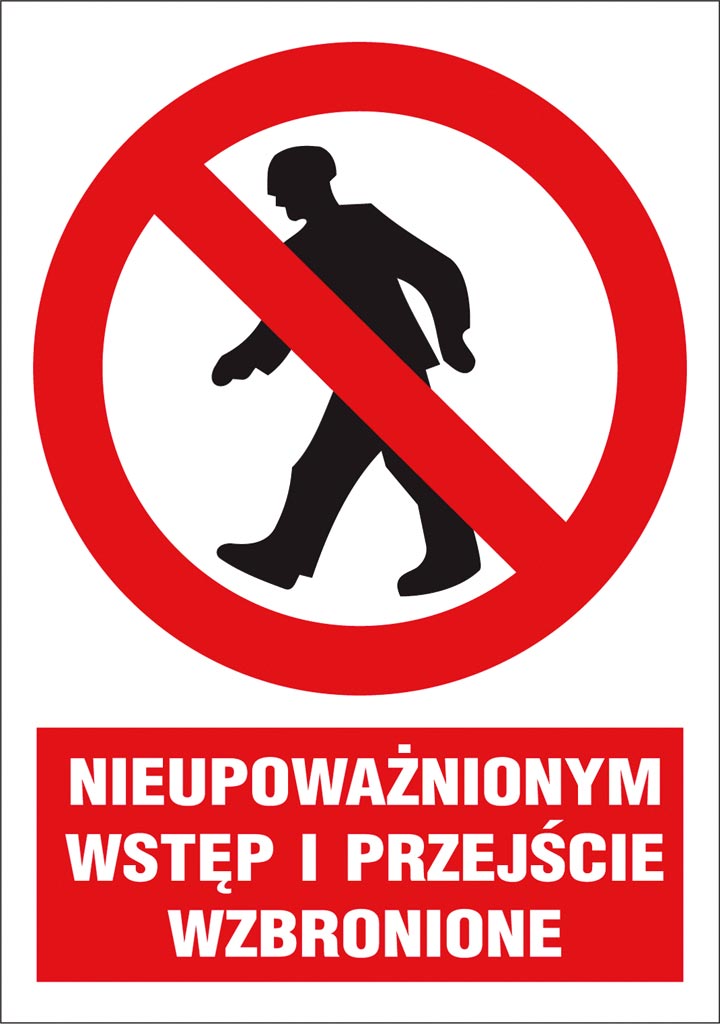 Znak bezpieczeństwa ANRO - ZZ-2Z-3 ZZ-2Z-3