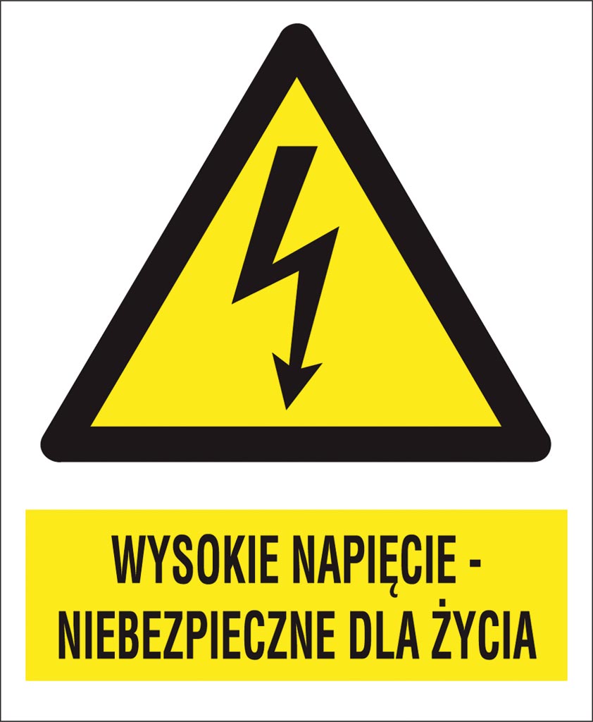 Znak bezpieczeństwa ANRO - ZZ-3EOA ZZ-3EOA