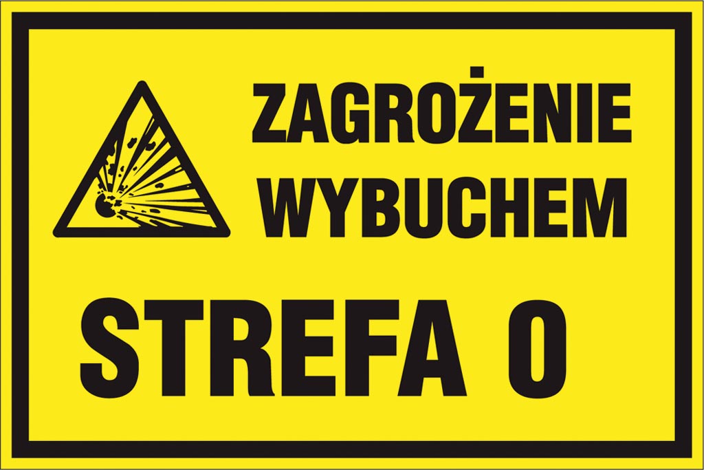 Znak bezpieczeństwa ANRO - ZZ-3G ZZ-3G