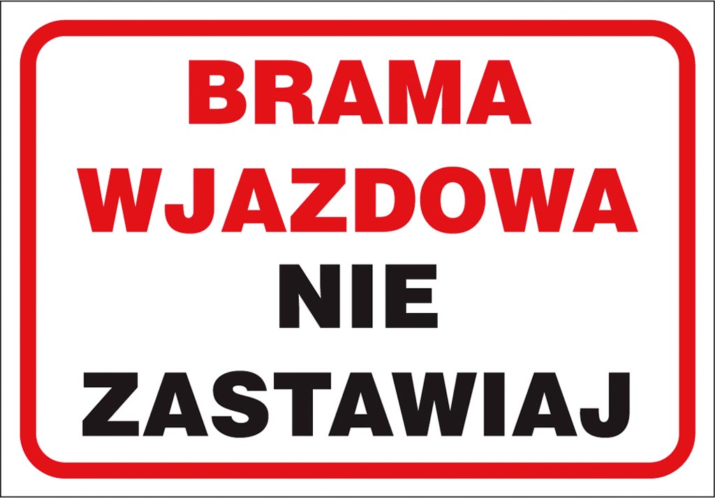 Znak bezpieczeństwa ANRO - ZZ-41P ZZ-41P