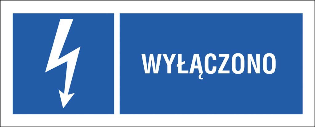 Znak bezpieczeństwa ANRO - ZZ-4EIB ZZ-4EIB