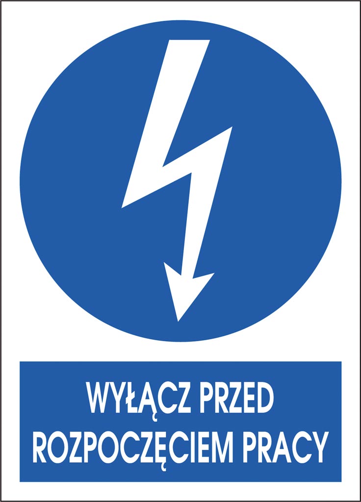 Znak bezpieczeństwa ANRO - ZZ-4ENA ZZ-4ENA