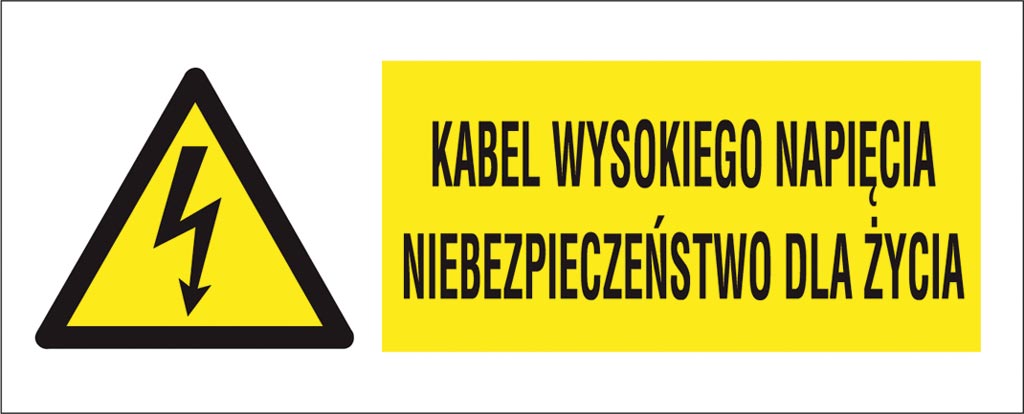 Znak bezpieczeństwa ANRO - ZZ-4EOB ZZ-4EOB