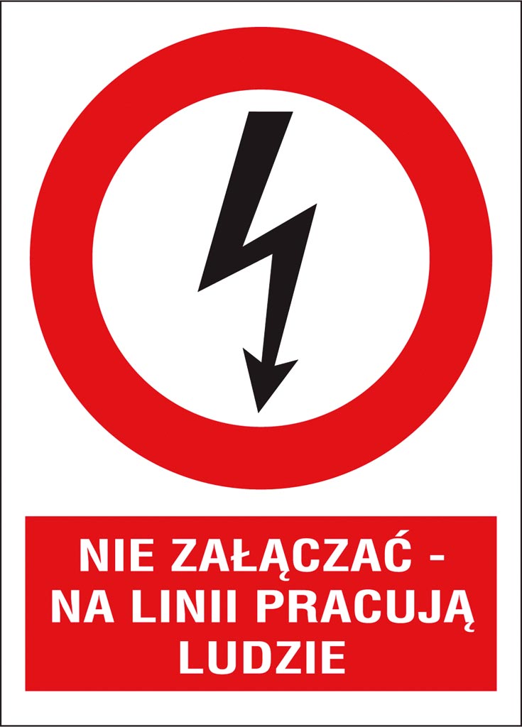 Znak bezpieczeństwa ANRO - ZZ-4EZA ZZ-4EZA