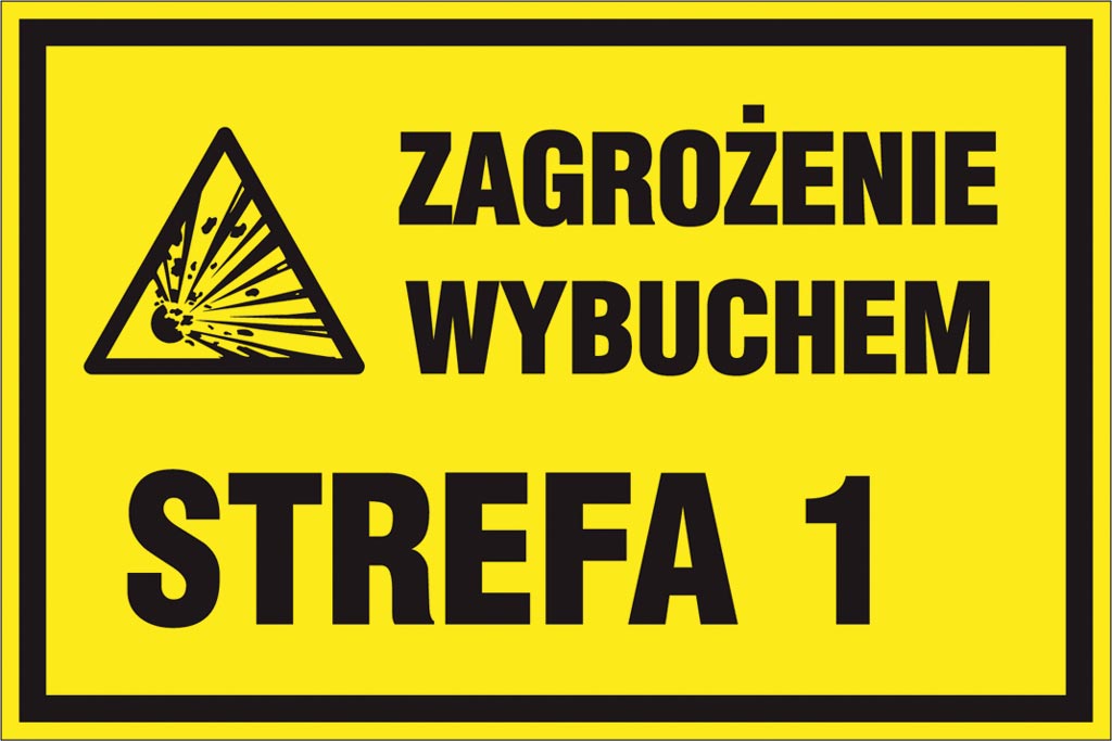 Znak bezpieczeństwa ANRO - ZZ-4G ZZ-4G