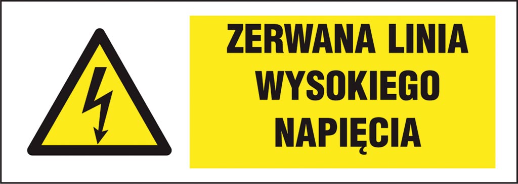 Znak bezpieczeństwa ANRO - ZZ-4KL ZZ-4KL