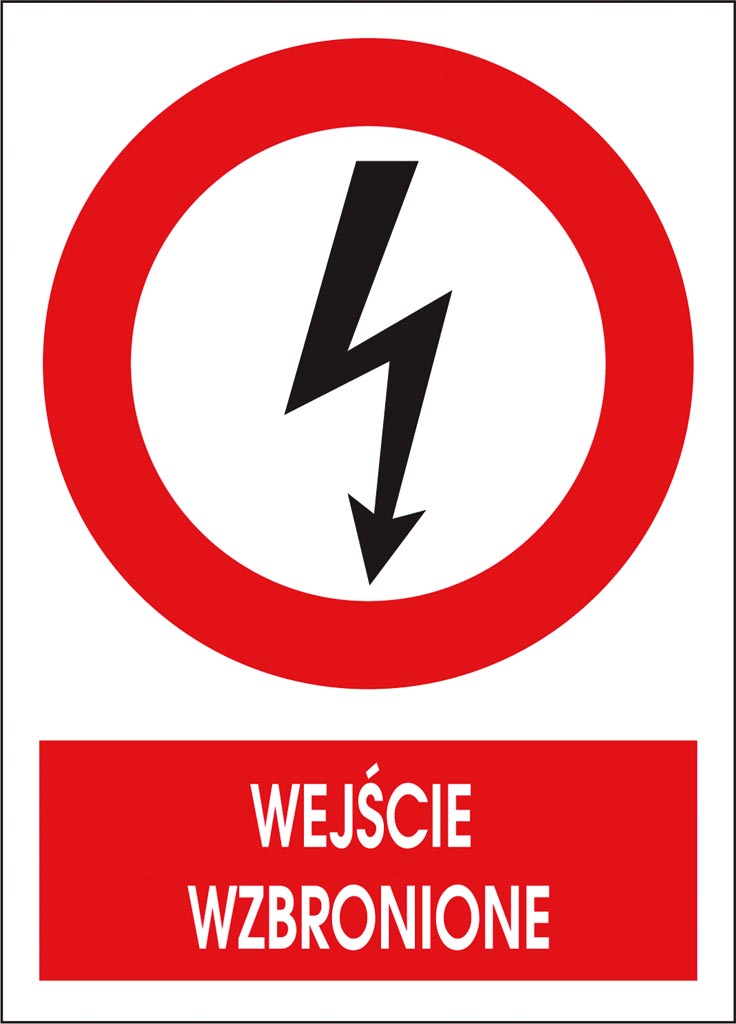 Znak bezpieczeństwa ANRO - ZZ-5EZA ZZ-5EZA