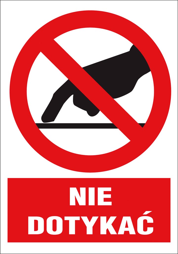 Znak bezpieczeństwa ANRO - ZZ-5Z-1 ZZ-5Z-1