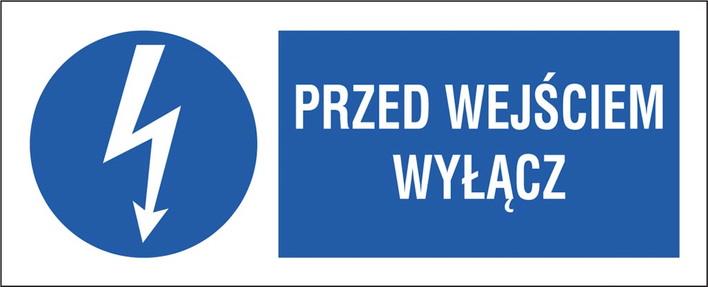 Znak bezpieczeństwa ANRO - ZZ-6ENB ZZ-6ENB