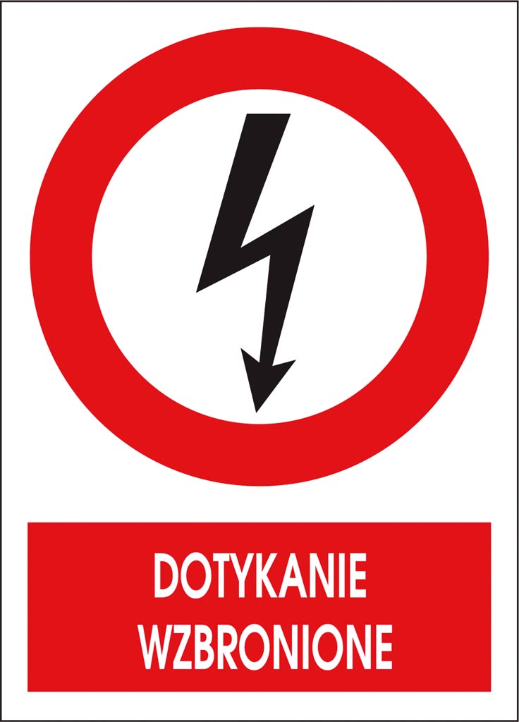 Znak bezpieczeństwa ANRO - ZZ-6EZA ZZ-6EZA