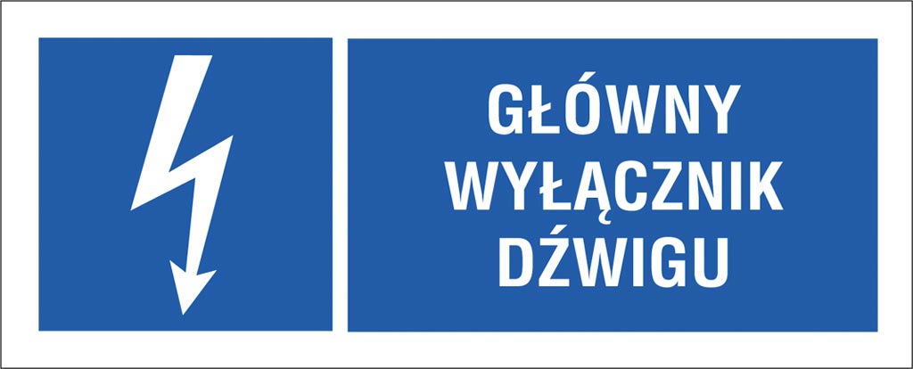 Znak bezpieczeństwa ANRO - ZZ-7EIB ZZ-7EIB