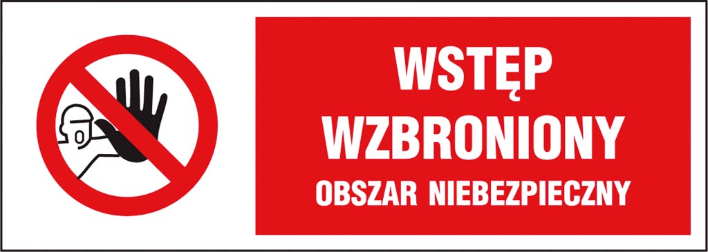 Znak bezpieczeństwa ANRO - ZZ-7KL ZZ-7KL
