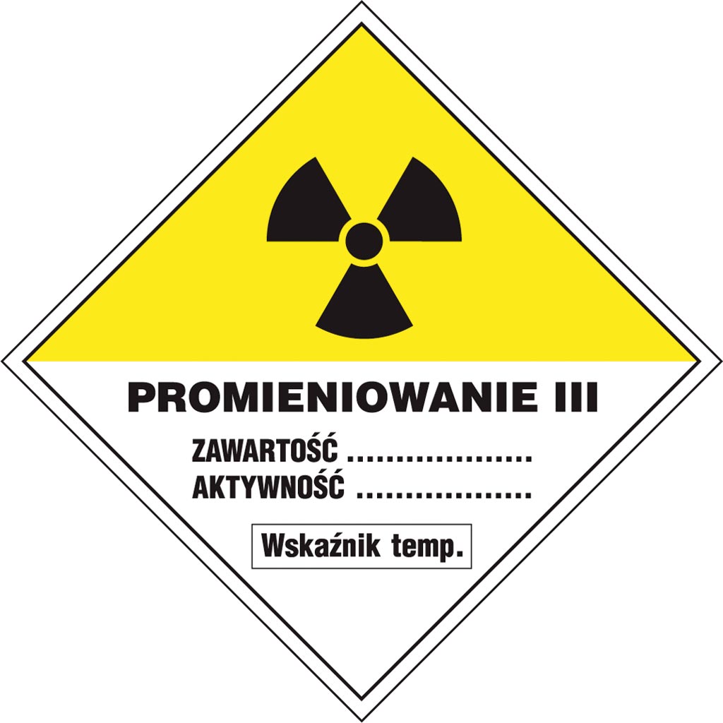 Znak bezpieczeństwa ANRO - ZZ-7PO ZZ-7PO