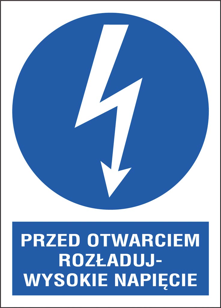 Znak bezpieczeństwa ANRO - ZZ-8ENA ZZ-8ENA