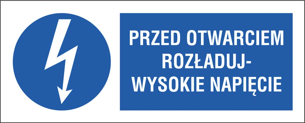 Znak bezpieczeństwa ANRO - ZZ-8ENB ZZ-8ENB