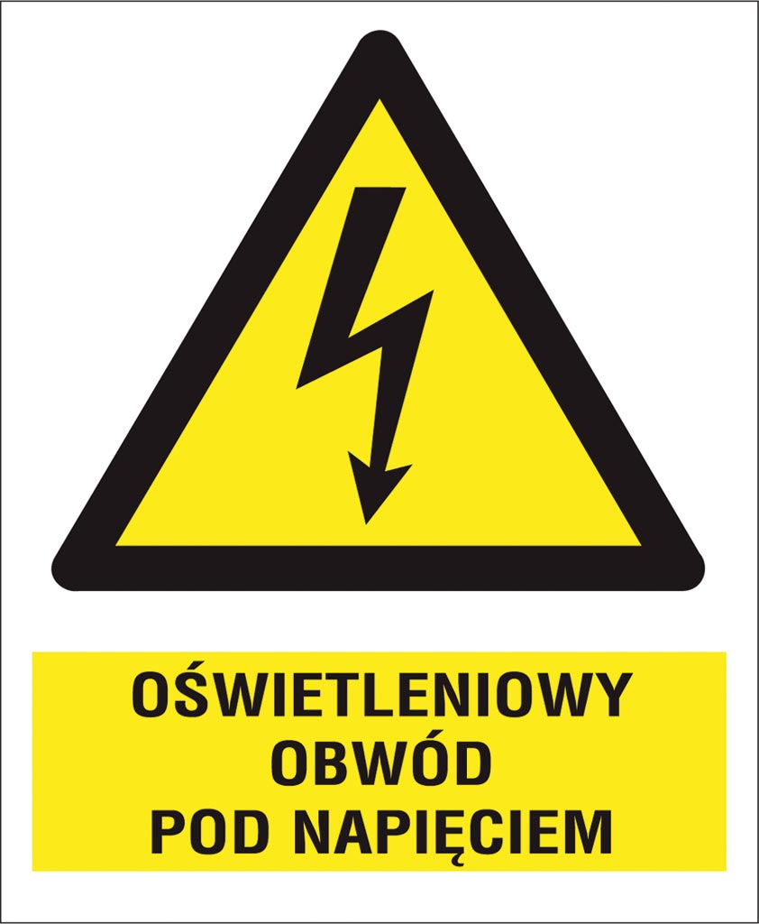 Znak bezpieczeństwa ANRO - ZZ-8EOA ZZ-8EOA