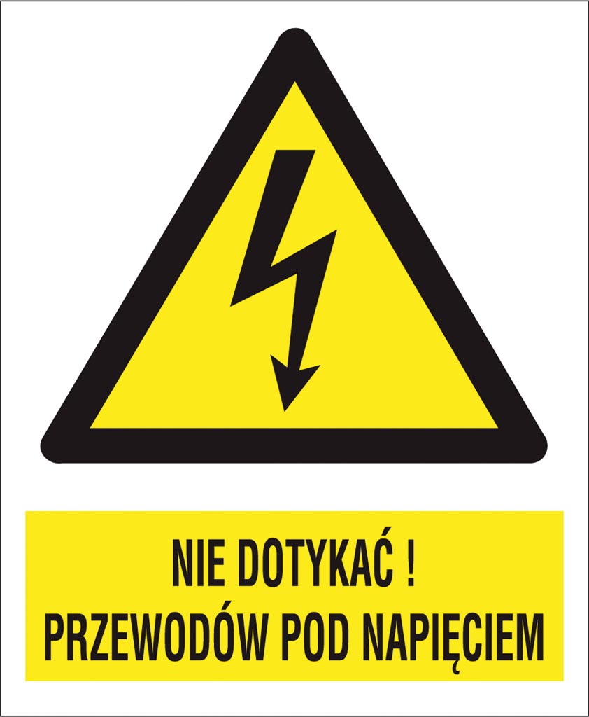 Znak bezpieczeństwa ANRO - ZZ-9EOA ZZ-9EOA