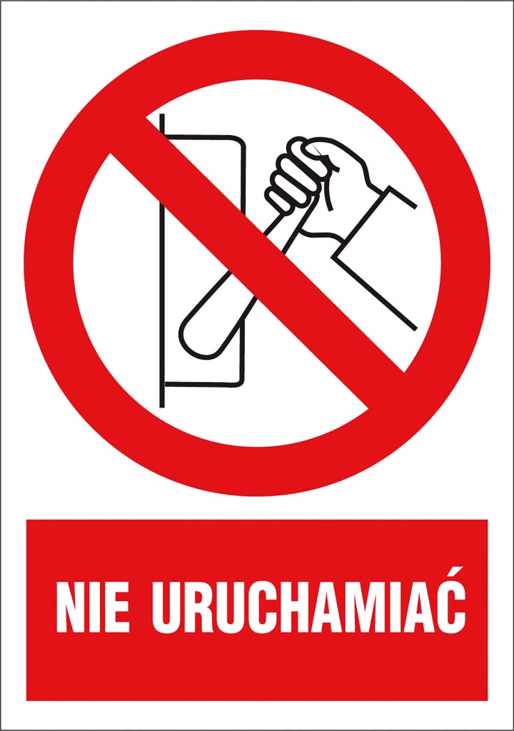 Znak bezpieczeństwa ANRO - ZZ-9Z-2 ZZ-9Z-2