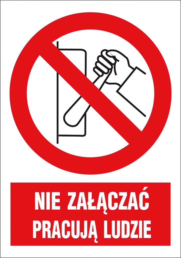 Znak bezpieczeństwa ANRO - ZZ-9Z-4 ZZ-9Z-4