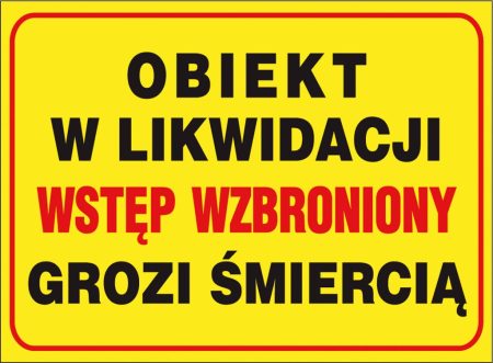 Znak bezpieczeństwa ANRO - ZZ-B17 ZZ-B17P250x350