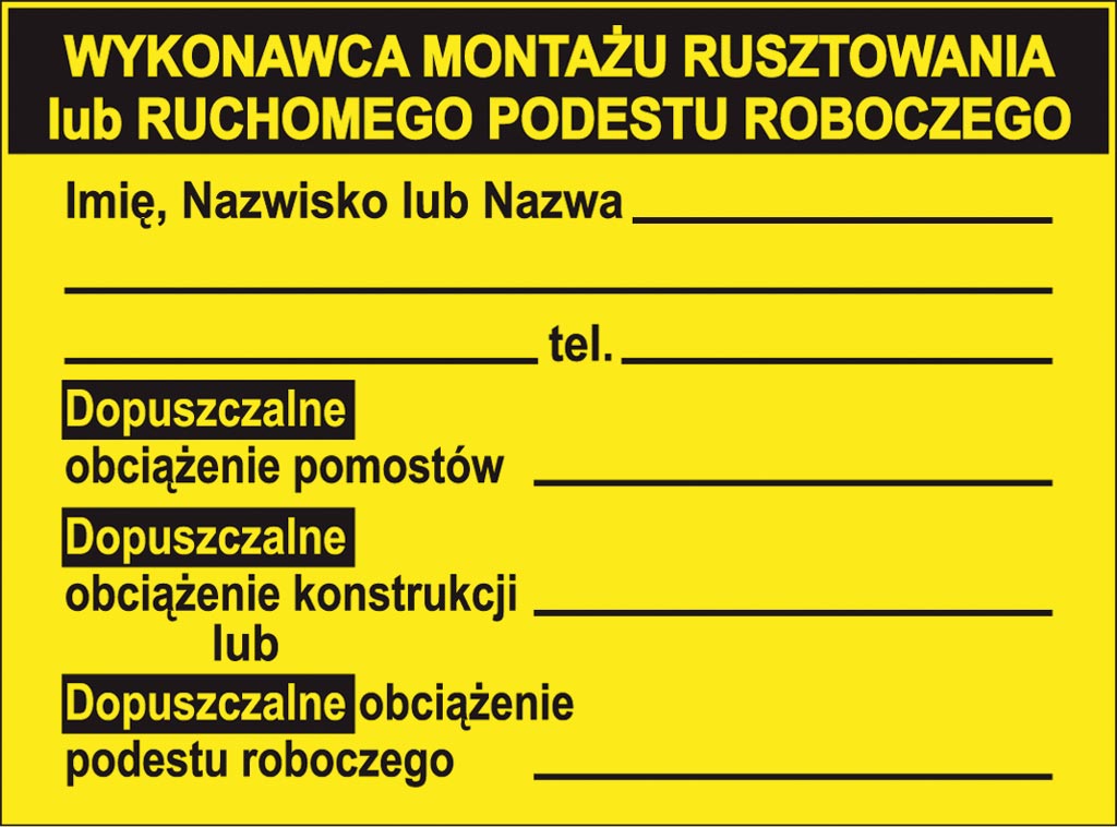 Znak bezpieczeństwa ANRO - ZZ-B30 ZZ-B30P250x350