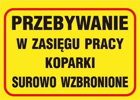 Znak bezpieczeństwa ANRO - ZZ-B34 ZZ-B34P250x350