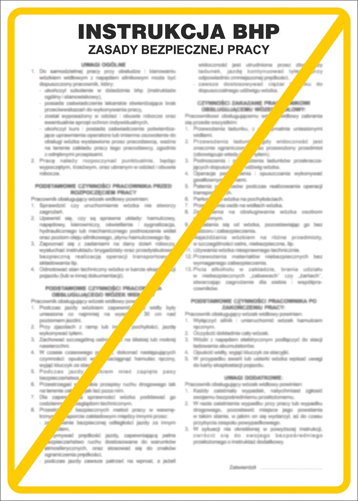 Znak bezpieczeństwa ANRO - ZZ-IB02 ZZ-IB02P250x350