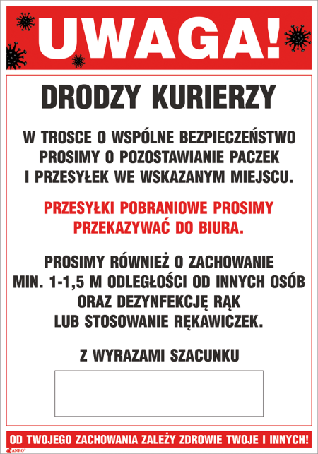 Znak bezpieczeństwa ANRO - ZZ-IB23 ZZ-IB23P250X350