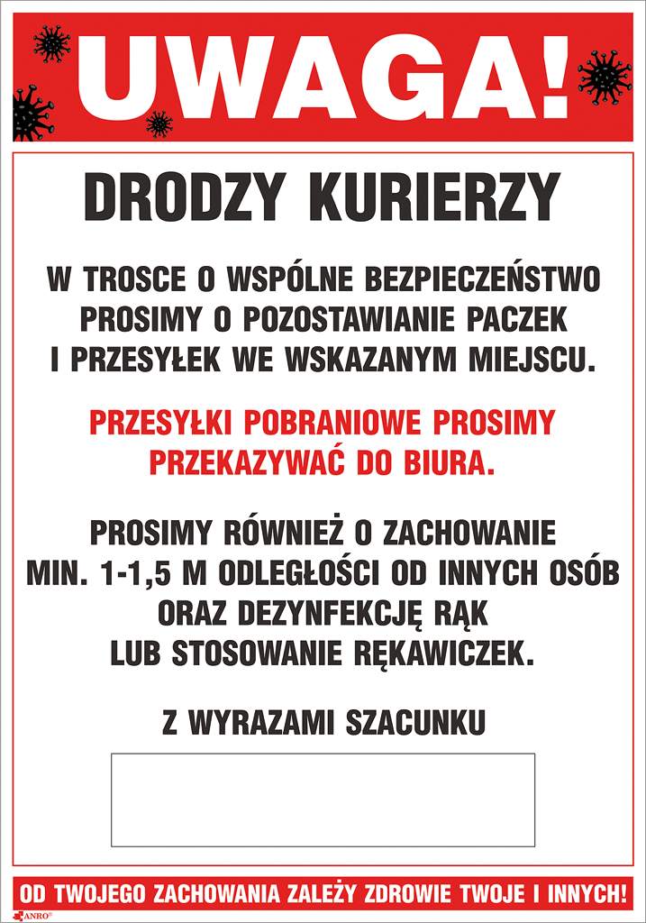 Znak bezpieczeństwa ANRO - ZZ-IB23 ZZ-IB23P250X350