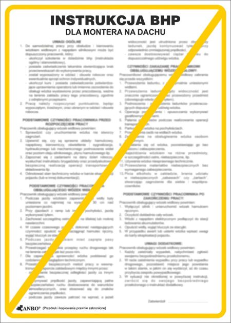 Znak bezpieczeństwa ANRO - ZZ-IBB03 ZZ-IBB03P330x460