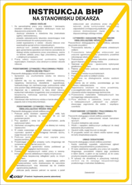 Znak bezpieczeństwa ANRO - ZZ-IBB08 ZZ-IBB08P250x350