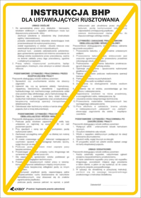 Znak bezpieczeństwa ANRO - ZZ-IBB09 ZZ-IBB09P250x350