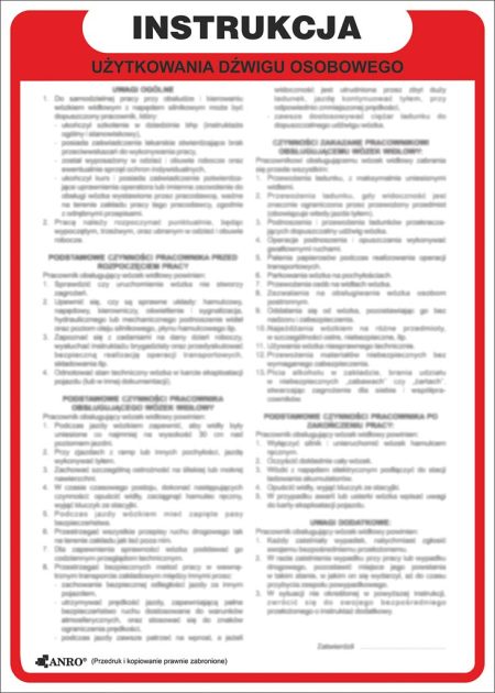 Znak bezpieczeństwa ANRO - ZZ-IBB15 ZZ-IBB15P155x115