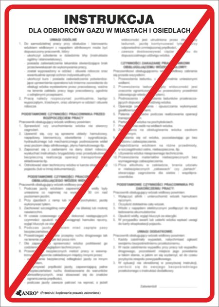 Znak bezpieczeństwa ANRO - ZZ-IBB16 ZZ-IBB16P170x250