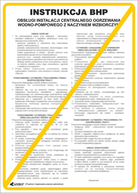 Znak bezpieczeństwa ANRO - ZZ-IBB18 ZZ-IBB18P250x350