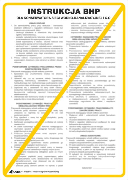 Znak bezpieczeństwa ANRO - ZZ-IBB23 ZZ-IBB23P250x350