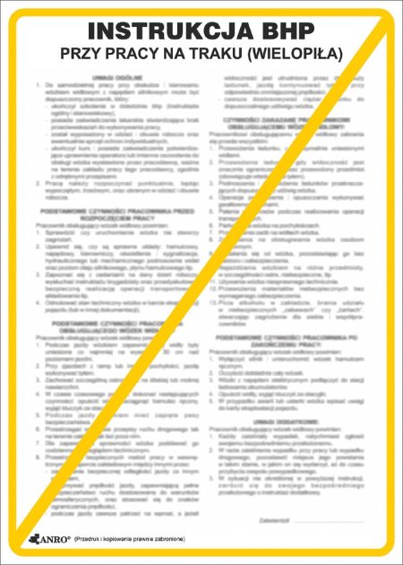 Znak bezpieczeństwa ANRO - ZZ-IBD03 ZZ-IBD03P250x350