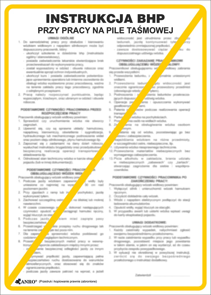 Znak bezpieczeństwa ANRO - ZZ-IBD05 ZZ-IBD05P250x350