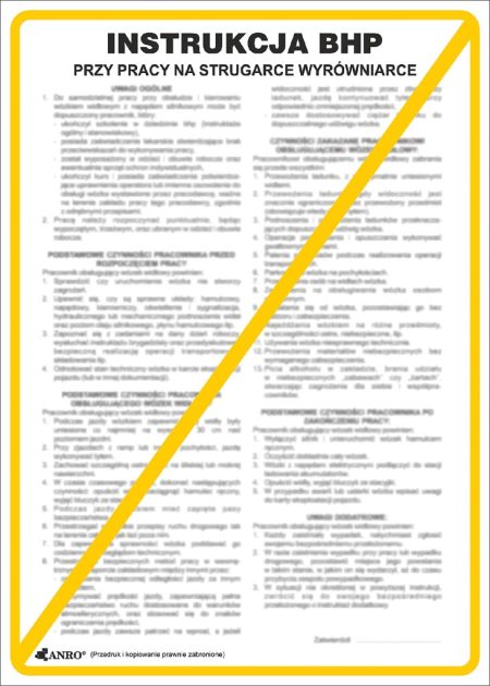 Znak bezpieczeństwa ANRO - ZZ-IBD06 ZZ-IBD06P250x350