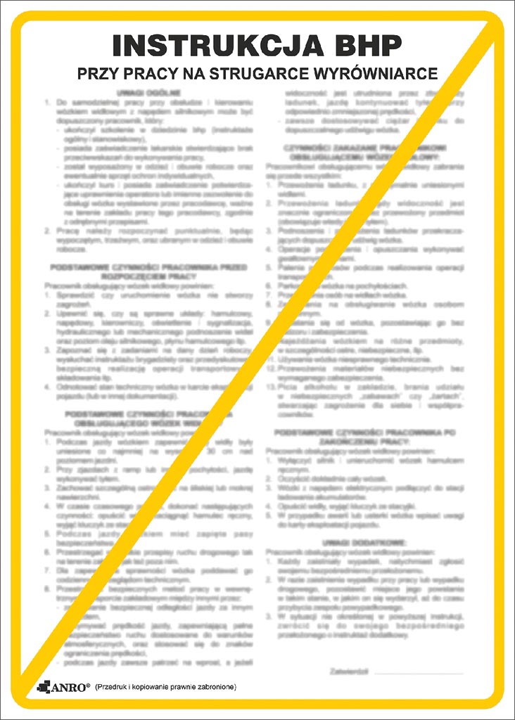 Znak bezpieczeństwa ANRO - ZZ-IBD06 ZZ-IBD06P250x350